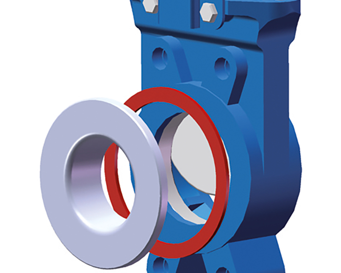 deflector set for pneumatic actuated unidirectional valve DN50